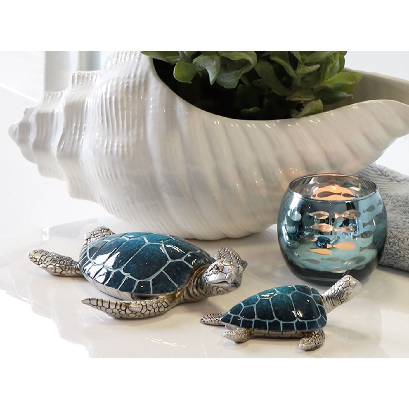 Tortue bleue 10 cm